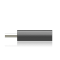MICROCONNECT Kovová redukce z USB-C (samec) na Lightning (samice), černá