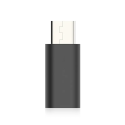 MICROCONNECT Kovová redukce z USB-C (samec) na Lightning (samice), černá