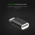 MICROCONNECT Kovová redukce z USB-C (samec) na Lightning (samice), černá