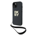 DKNY Wrist Strap pro iPhone 14/15/13 – černý