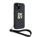DKNY Wrist Strap pro iPhone 14/15/13 – černý
