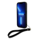 DKNY řemínek WRIST STRAP Stock Logo pro iPhone 15 Pro