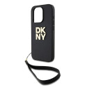 DKNY řemínek WRIST STRAP Stock Logo pro iPhone 15 Pro