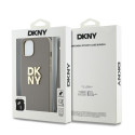 Kryt DKNY WRIST STRAP STOCK LOGO iPhone 15 Plus béžový