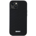 Kryt DKNY 3D Rubber Repeat Pattern pro iPhone 15/14/13 černý