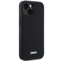 Kryt DKNY 3D Rubber Repeat Pattern pro iPhone 15/14/13 černý