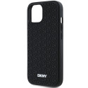 Kryt DKNY 3D Rubber Repeat Pattern pro iPhone 15/14/13 černý