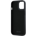 Kryt DKNY 3D Rubber Repeat Pattern pro iPhone 15/14/13 černý