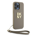 Řemínek DKNY pro iPhone 15 Pro Max - béžový