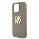 Řemínek DKNY pro iPhone 15 Pro Max - béžový