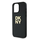 Kryt DKNY WRIST STRAP STOCK LOGO iPhone 15 Pro Max - černý