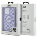 Karl Lagerfeld crossbody pouzdro pro iPhone 15 Pro Max - fialová
