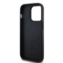 DKNY Leather Checkered pro iPhone 13 Pro / 13 - černé