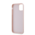 Pouzdro Karl Lagerfeld Diagonal Quilted Script iPhone 11 / XR - pink