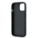 Pouzdro Karl Lagerfeld Diagonal Quilted Script pro iPhone - černé