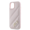 Pouzdro Karl Lagerfeld DIAGONAL QUILTED SCRIPT pro iPhone 13/14/15 - r
