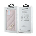 Pouzdro Karl Lagerfeld DIAGONAL QUILTED SCRIPT pro iPhone 13/14/15 - r