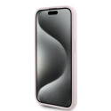Pouzdro Karl Lagerfeld DIAGONAL QUILTED SCRIPT iPhone 15 Pro - růžov