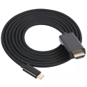 MICROCONNECT Redukční kabel USB-C 3.1/HDMI 2.0, s podporou 4K/60Hz, 1m, černý
