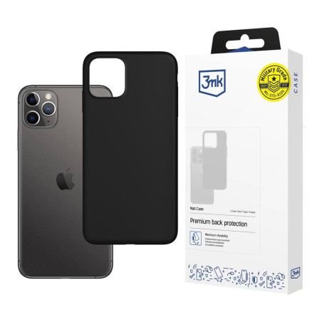 Kryt 3mk Matt Case pro iPhone 11 Pro Max - černý