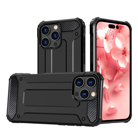 Kryt Hurtel Hybrid Armor iPhone 16 Pro – černá