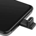 MICROCONNECT Úhlový adaptér USB-C 3.2 male-female (samec-samice),  PD až 100W, černý