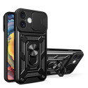 Kryt Hurtel HYBRID ARMOR CAMSHIELD iPhone 16 - černý