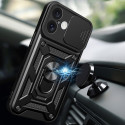 Kryt Hurtel HYBRID ARMOR CAMSHIELD iPhone 16 - černý