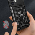 Kryt Hurtel HYBRID ARMOR CAMSHIELD iPhone 16 - černý