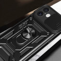 Kryt Hurtel HYBRID ARMOR CAMSHIELD iPhone 16 - černý