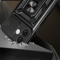 Kryt Hurtel HYBRID ARMOR CAMSHIELD pro iPhone 16 Plus - černý