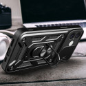 Kryt Hurtel HYBRID ARMOR CAMSHIELD pro iPhone 16 Plus - černý