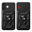 Kryt Hurtel HYBRID ARMOR CAMSHIELD pro iPhone 16 Plus - černý