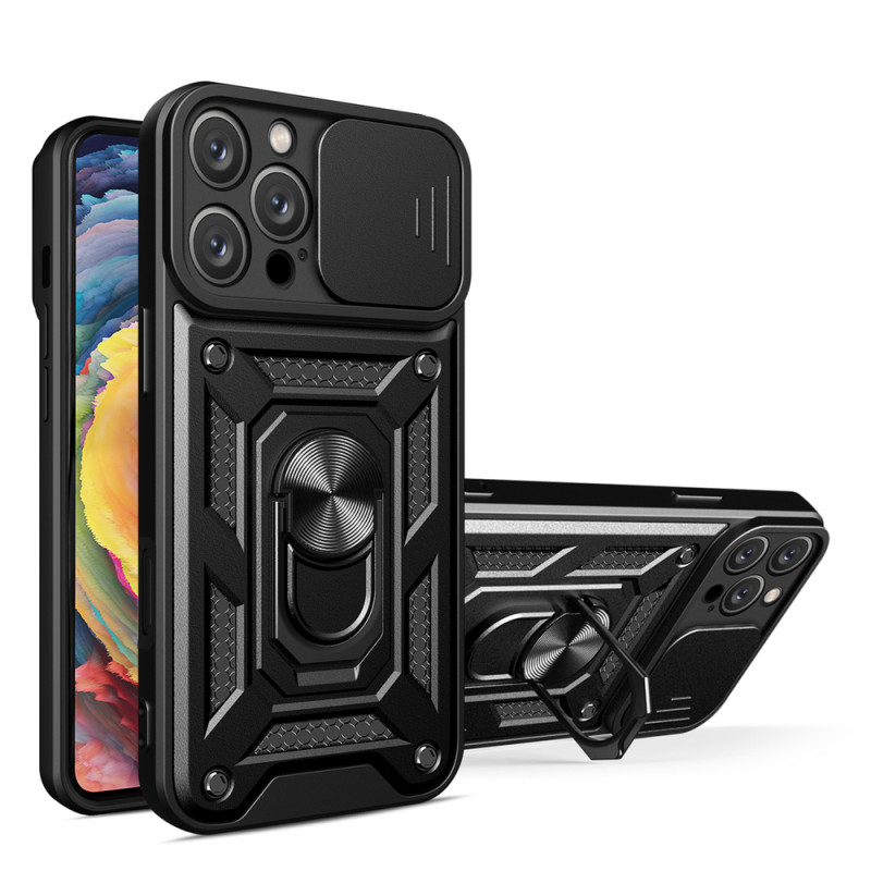 Kryt Hurtel HYBRID ARMOR CAMSHIELD pro iPhone 16 Pro Max - černý