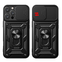 Hurtel HYBRID ARMOR CAMSHIELD pro iPhone 16 Pro Max - černý