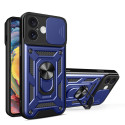 Kryt Hurtel HYBRID ARMOR CAMSHIELD pro iPhone 16 - modrý