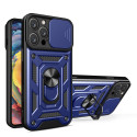 Kryt Hurtel Hybrid Armor Camshield iPhone 16 Pro Max - modrý