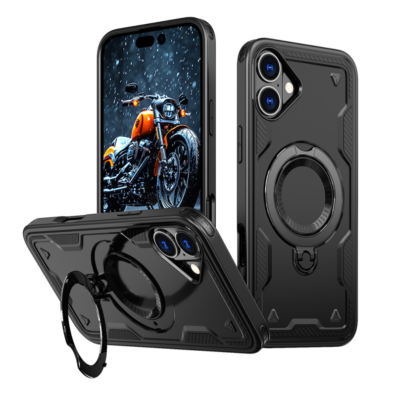 Kryt Hurtel HYBRID ARMOR TRENDY pro iPhone 16 - black