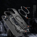 Kryt Hurtel HYBRID ARMOR TRENDY s MagSafe pro iPhone 16 Pro Max - blac