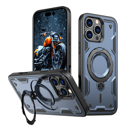 Kryt Hurtel Hybrid Armor Trendy iPhone 16 Pro – modrá