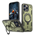 Kryt Hurtel Hybrid Armor Trendy iPhone 16 Pro - zelená