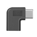 MICROCONNECT Úhlový adaptér USB-C 3.2 male-female (samec-samice), PD až 100W, černý
