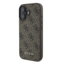 Kryt Guess 4G CLASSIC pro iPhone 16 – hnědá