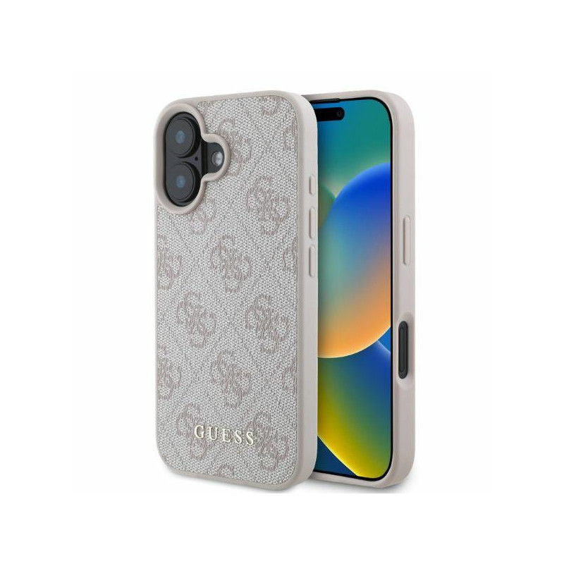 Kryt Guess 4G CLASSIC pro iPhone 16 - růžová