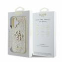Kryt Guess FIXED GLITTER BIG 4G pro iPhone 16 - zlatá