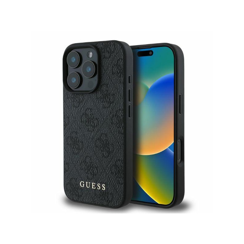 Kryt Guess 4G CLASSIC Case pro iPhone 16 Pro Max - černý