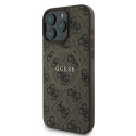 Kryt Guess 4G RING CLASSIC iPhone 16 Pro - hnědá