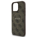 Kryt Guess 4G RING CLASSIC iPhone 16 Pro - hnědá