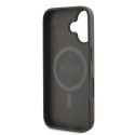 Kryt Guess 4G PRINTED STRIPES pro iPhone 16 Plus - hnědý