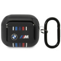 BMW Tricolor Stripes pouzdro na AirPods 3 – černé